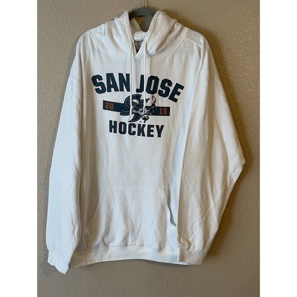 Bespoke Other - Men's 3XL NWOT San Jose Sharks Bespoke Pullover Hoodie White